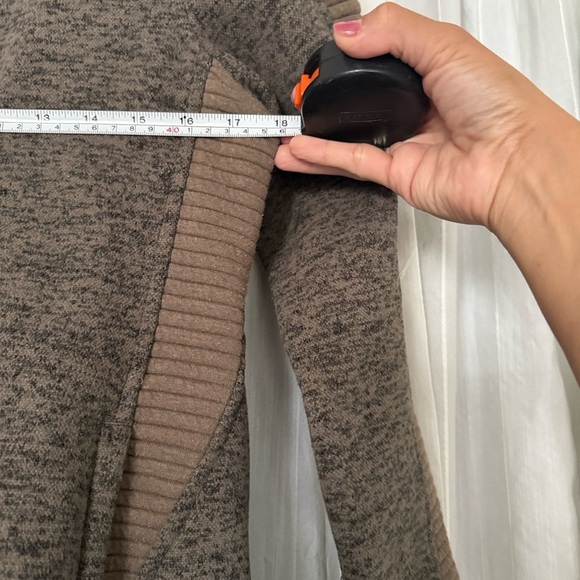 The North Face Brown Fleece Hooded Full Zip Jacket Women’s Small - Picture 12 of 15